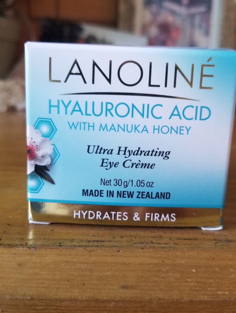 Lanoliné Hyaluronic Acid Ultra Hydrating Eye Creme With Manuka Honey 30g
